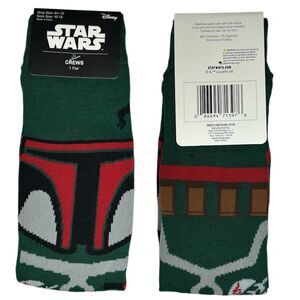 1x Star Wars Novelty Crew Socks Adult Set Size 6-12